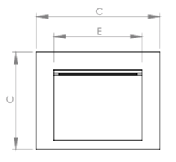 Vasque rectangulaire Dopia - Plan vasque Solid surface - Blanc