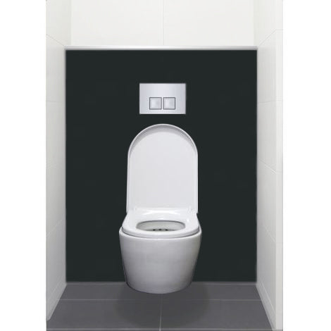 Habillage Bâti support pour WC suspendu -  Noir S22