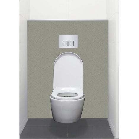 Habillage Bâti support pour WC suspendu -  Gris Ciment M551